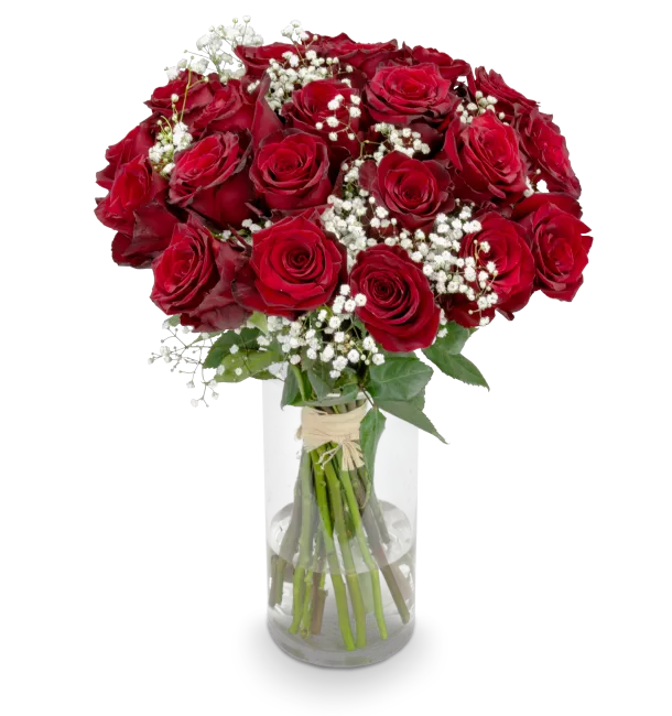Bouquet of red roses